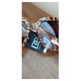 Brand New Designer Eyewear Sunglasses with Leopard Print and Pink Trim