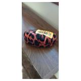 Designer Eyewear Sunglasses with Leopard Print and Pink Trim