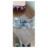 Designer Eyewear Sunglasses with Leopard Print and Pink Trim