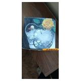 Home Beautiful Crystal Covered Rose Petal Heart Box