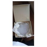 Home Beautiful Crystal Covered Rose Petal Heart Box