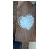 Home Beautiful Crystal Covered Rose Petal Heart Box