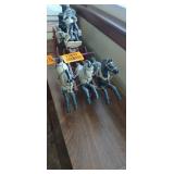 Antique Fire Brigade Steam Pumper Pulled by Four Horses