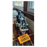 Antique Fire Brigade Steam Pumper Pulled by Four Horses