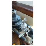 Antique Fire Brigade Steam Pumper Pulled by Four Horses