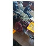 Antique Fire Brigade Steam Pumper Pulled by Four Horses