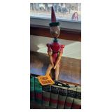 Vintage Wooden Pinocchio Figurine