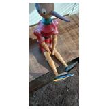 Vintage Wooden Pinocchio Figurine