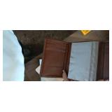 Faux Leather Wallet and Coin Holder with Cross