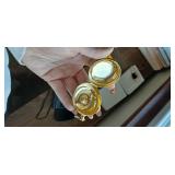 Faux Leather Wallet and Coin Holder with Cross