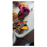 Various Patches, Some With Military Artifacts