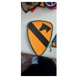 Various Patches, Some With Military Artifacts