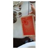 Various Types of Playing Cards and Poker Chips