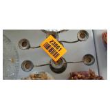 Set of 2 Sterling Silver Weighted Candle Holders