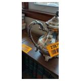 WM A. Rogers Silversmiths Decorative Water Vase with Spout and Handle