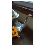 WM A. Rogers Silversmiths Decorative Water Vase with Spout and Handle