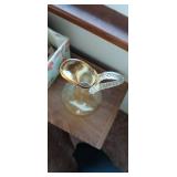 Made in Italy, Yellow Glass Pouring Vase and Glasses