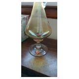 Made in Italy, Yellow Glass Pouring Vase and Glasses