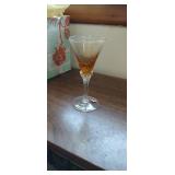 Made in Italy, Yellow Glass Pouring Vase and Glasses