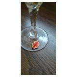 Made in Italy, Yellow Glass Pouring Vase and Glasses