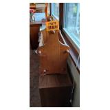 Antique Wooden Magazine Holder