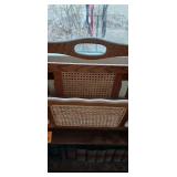 Antique Wooden Magazine Holder