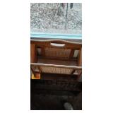 Antique Wooden Magazine Holder