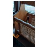 Antique Wooden Magazine Holder