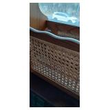 Antique Wooden Magazine Holder