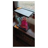 Vintage Korean Native Ceremonial Wedding 10" Dolls In Plastic 12" Display Case