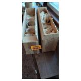 Set of 2 Boxes of Glass Cups and Drink Glasses