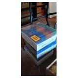 Lot of Multi Colored Disk Cases used for DVD protection