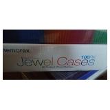 Lot of Multi Colored Disk Cases used for DVD protection