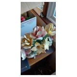 Vintage Italian Capodimonte Porcelain Floral Centerpiece