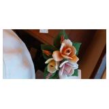 Capodimonte Porcelain Flower Decor