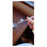 Vintage Raimond Sugar Scuttle with Scoop Silverplate Copper Lining