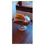 Vintage Raimond Sugar Scuttle with Scoop Silverplate Copper Lining