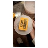 Vintage Art Deco Frosted Pink Glass Bowl