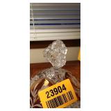 Vintage Hofbauer Ruby Byrdes Collection 24% Lead Crystal Lidded Candy Dish