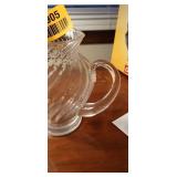 Darlington England 24% Lead Crystal Pitcher