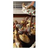 Franklin Mint Treasury of Carousel Art display set