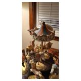 Franklin Mint Treasury of Carousel Art display set