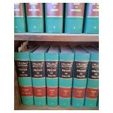 Book Shelf Full of Proof of Facts Books and other Books