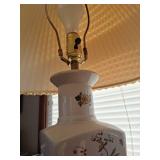 Beautiful Lamp with Floral and Dragonfly Design