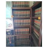 Wood Bookshelf with American Law Reports Annotated Books Series 1 ALR - 61 AlR