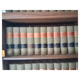 Wood Bookshelf with American Law Reports Annotated Books Series 1 ALR - 61 AlR