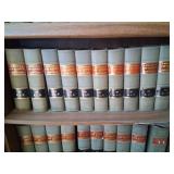 Wood Bookshelf with American Law Reports Annotated Books Series 1 ALR - 61 AlR