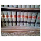Wood Bookshelf with American Law Reports Annotated Books Series 1 ALR - 61 AlR