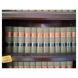Wood Bookshelf with American Law Reports Annotated Series 129 ALR - 175 ALR and 2d Series 1 ALR - 25 ALR
