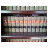 Wood Bookshelf with American Law Reports Annotated Series 129 ALR - 175 ALR and 2d Series 1 ALR - 25 ALR